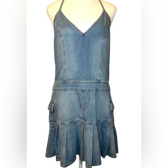 Wild Fable Blue Denim Dress S - Picture 2 of 11
